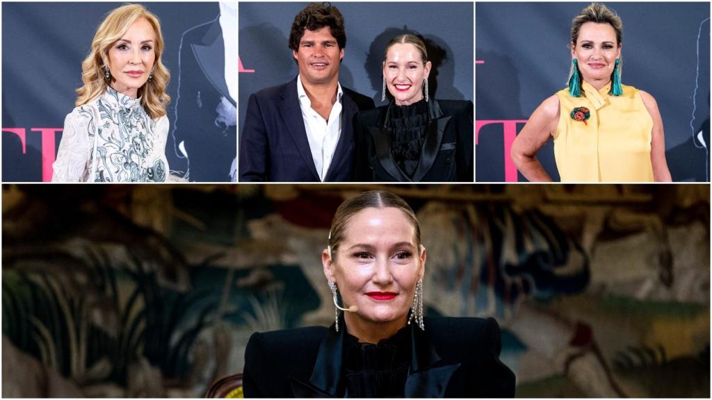 Fiona Ferrer y algunos de los invitados a la presentación de su libro.