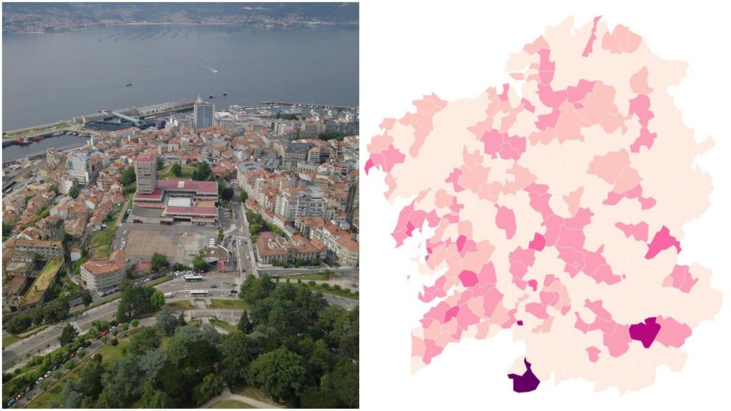 Covid: Los pueblos y ciudades más afectados de Galicia