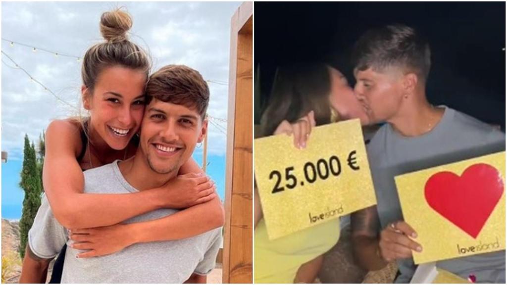 Miguel y Celia, ganadores de la primera edición de Love Island España.