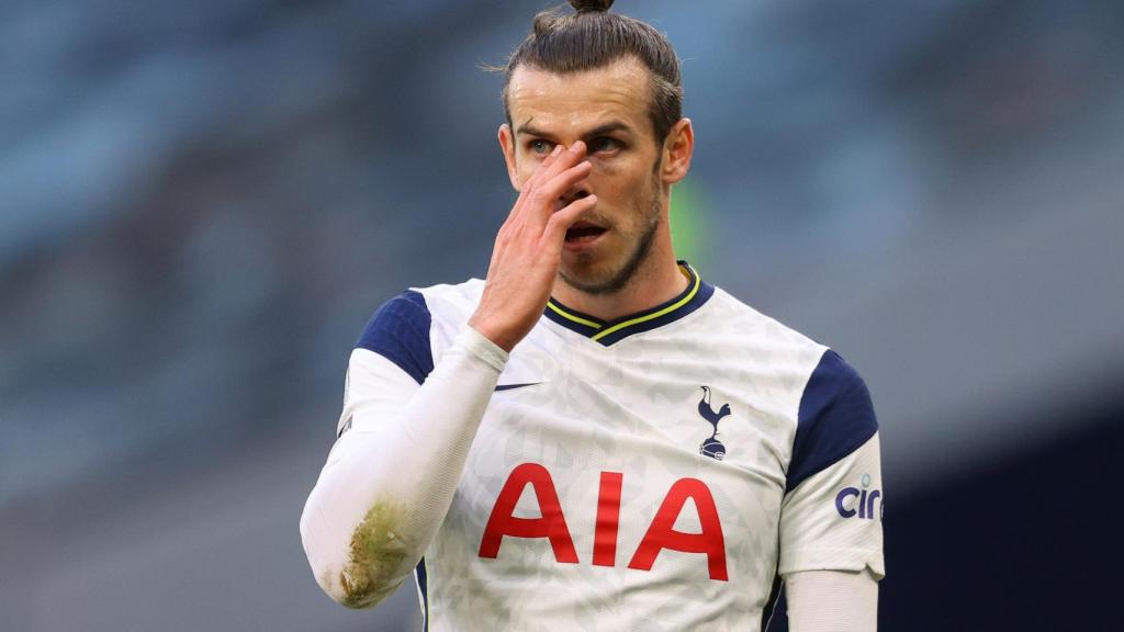 Gareth Bale, durante un partido con el Tottenham