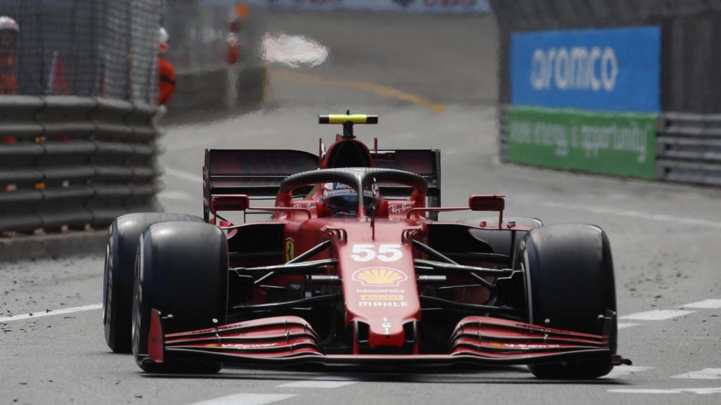 Carlos Sainz en el Gran Premio de Mónaco de Fórmula 1