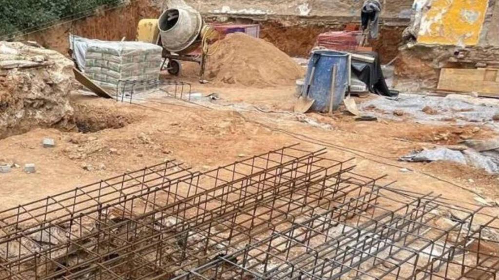 Dos bóvedas del que fuera Anfiteatro Romano de Toledo aparecidas en una obra. Foto: Junta de Comunidades de Castilla-La Mancha