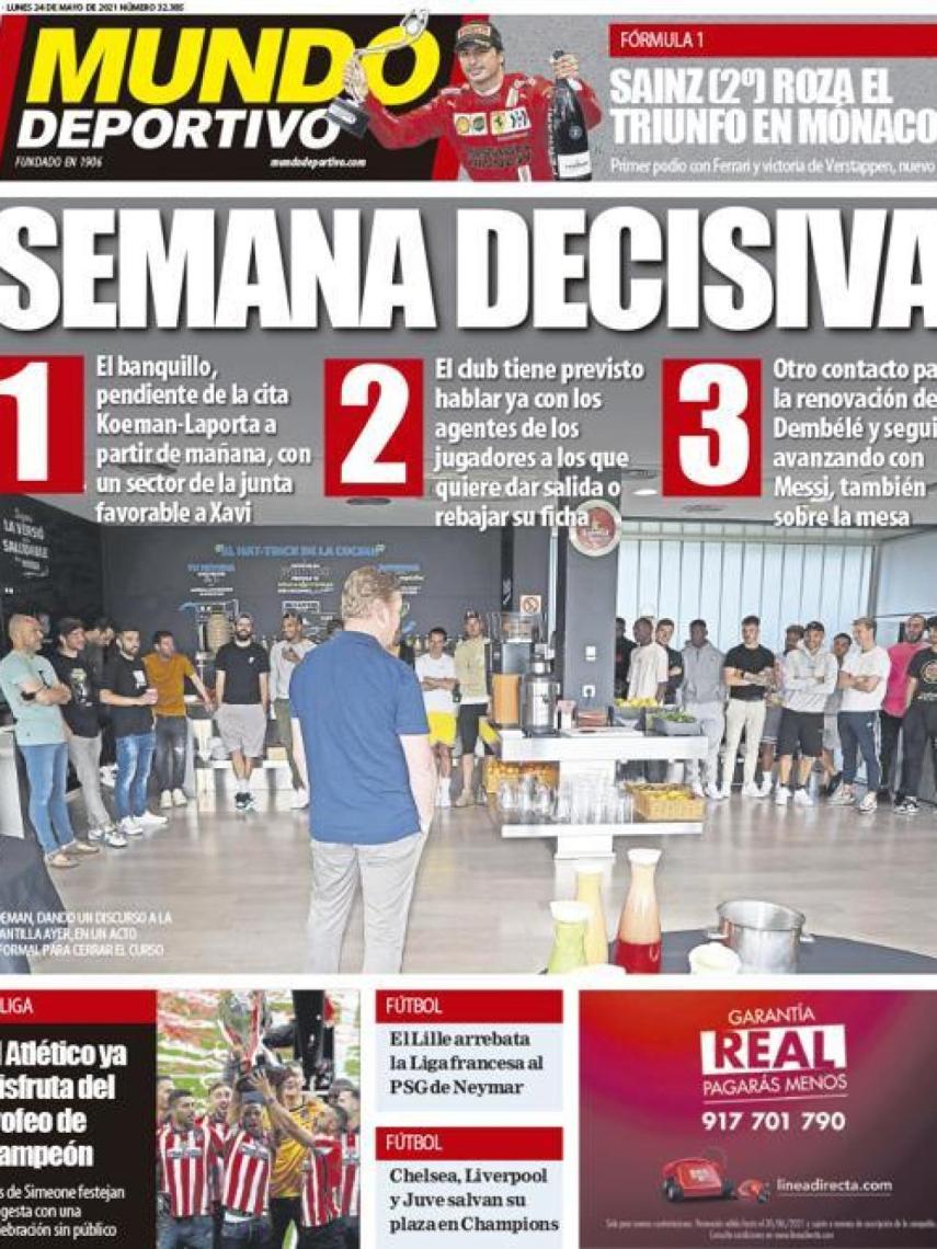 Portada Mundo Deportivo