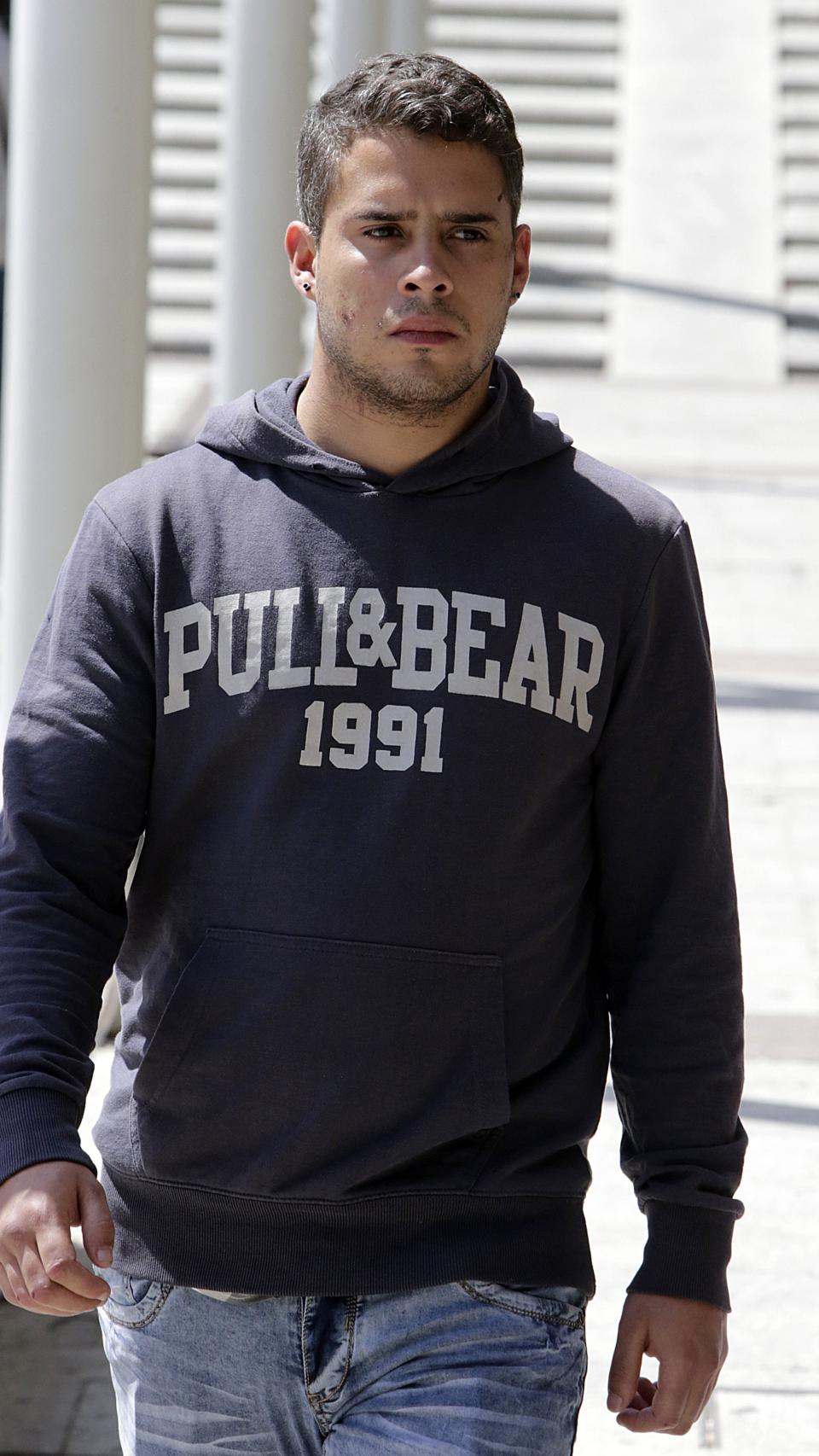 José Fernando Ortega durante una visita a los juzgados.