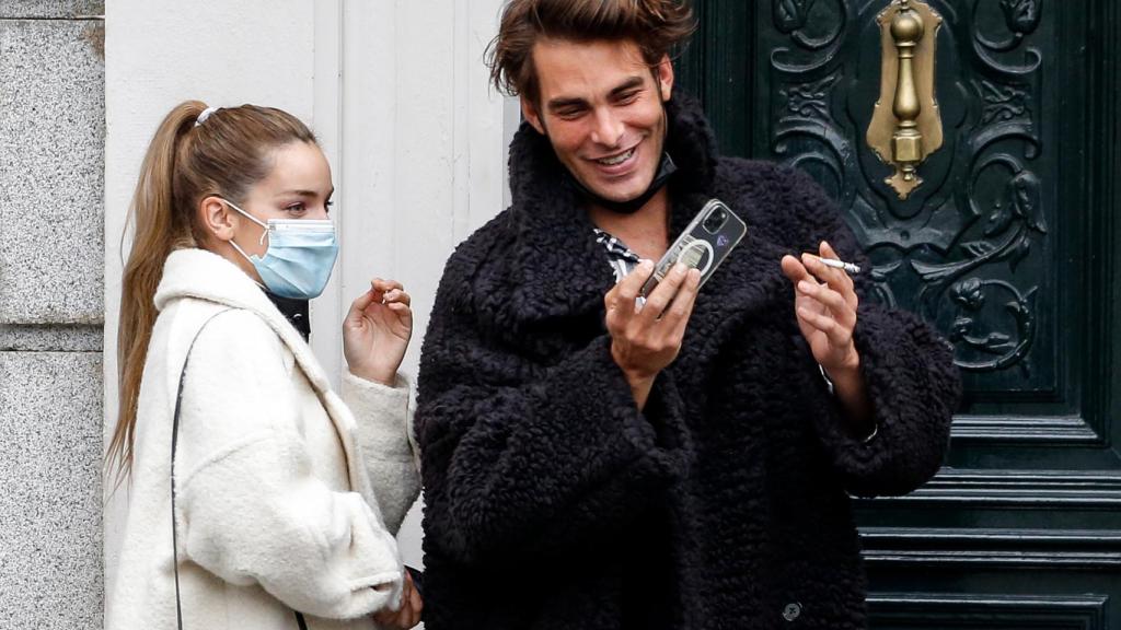Alejandra Onieva junto a Jon Kortajarena, quien fuera su compañero de rodaje.