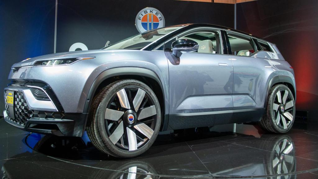 El Fisker Ocean, un coche 100% eléctrico sobre el que se basa el próximo 'papamóvil'.