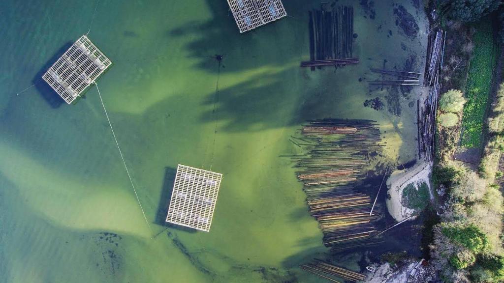Las Bateas de Triñáns, en Boiro (A Coruña).