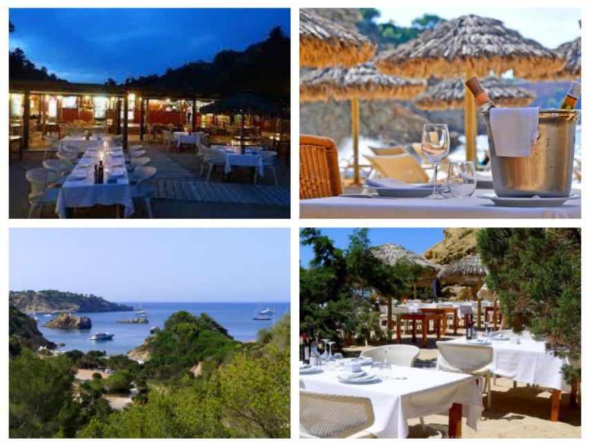 Algunas imágenes del restaurante Es Torrent, de Ibiza.