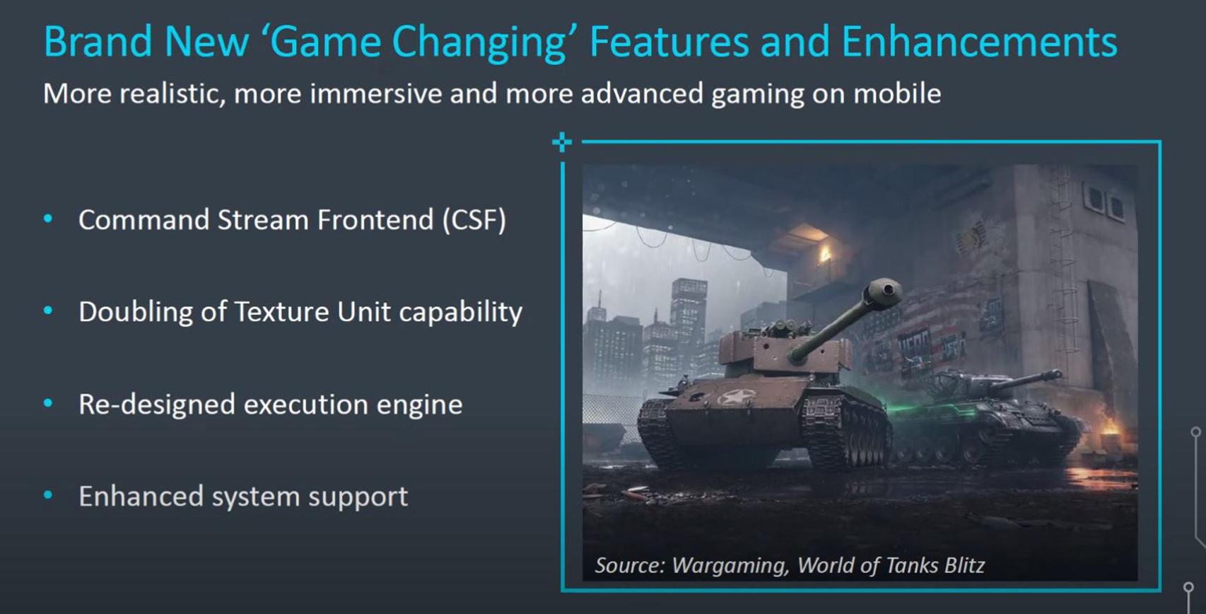 Especificaciones de la GPU Mali-G710