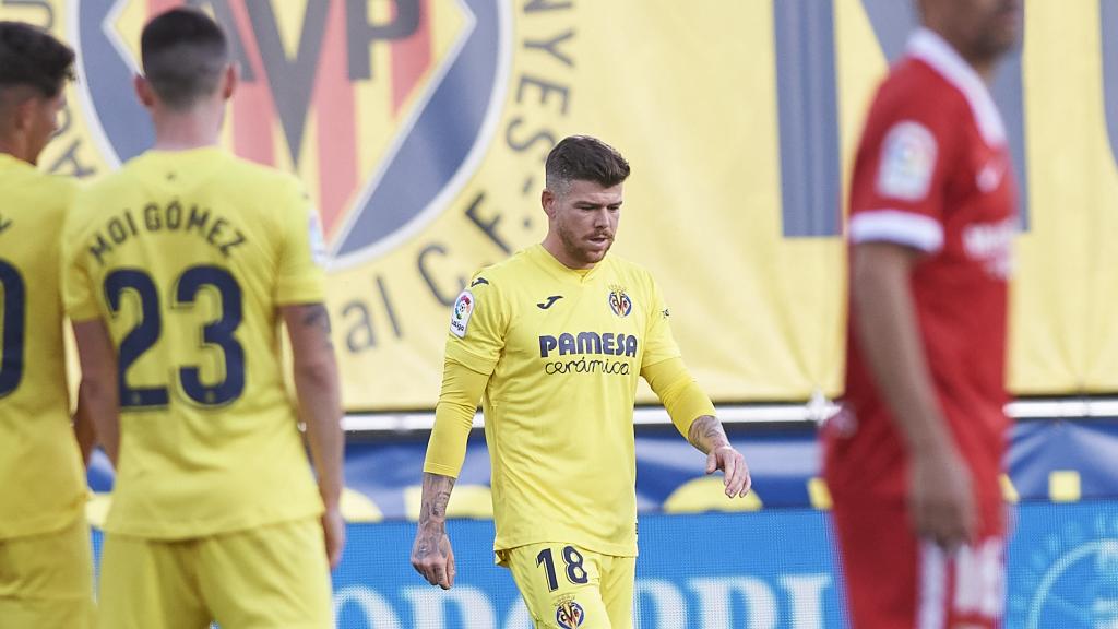 Alberto Moreno, con el Villarreal