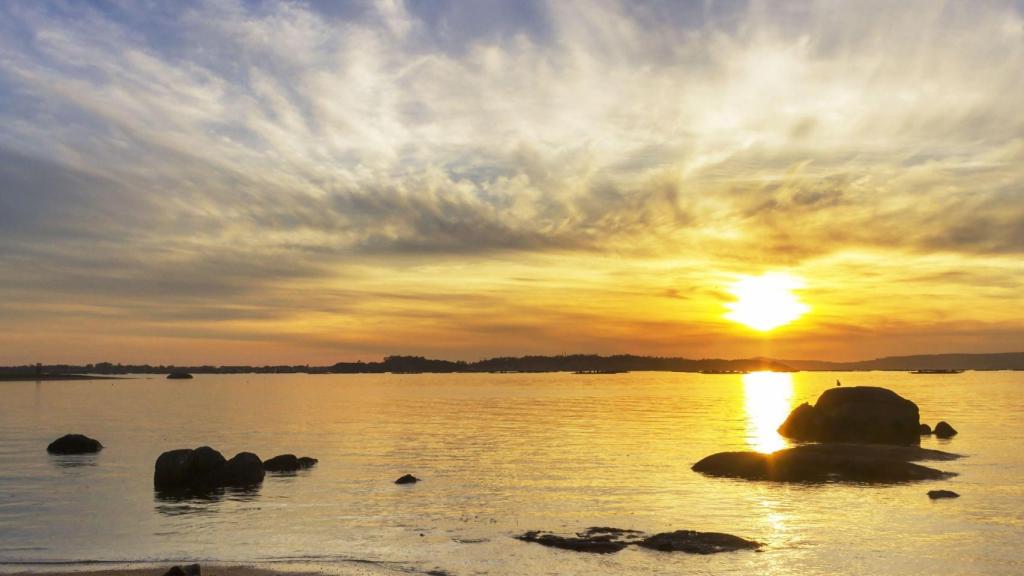 Atardecer en A Illa de Arousa.