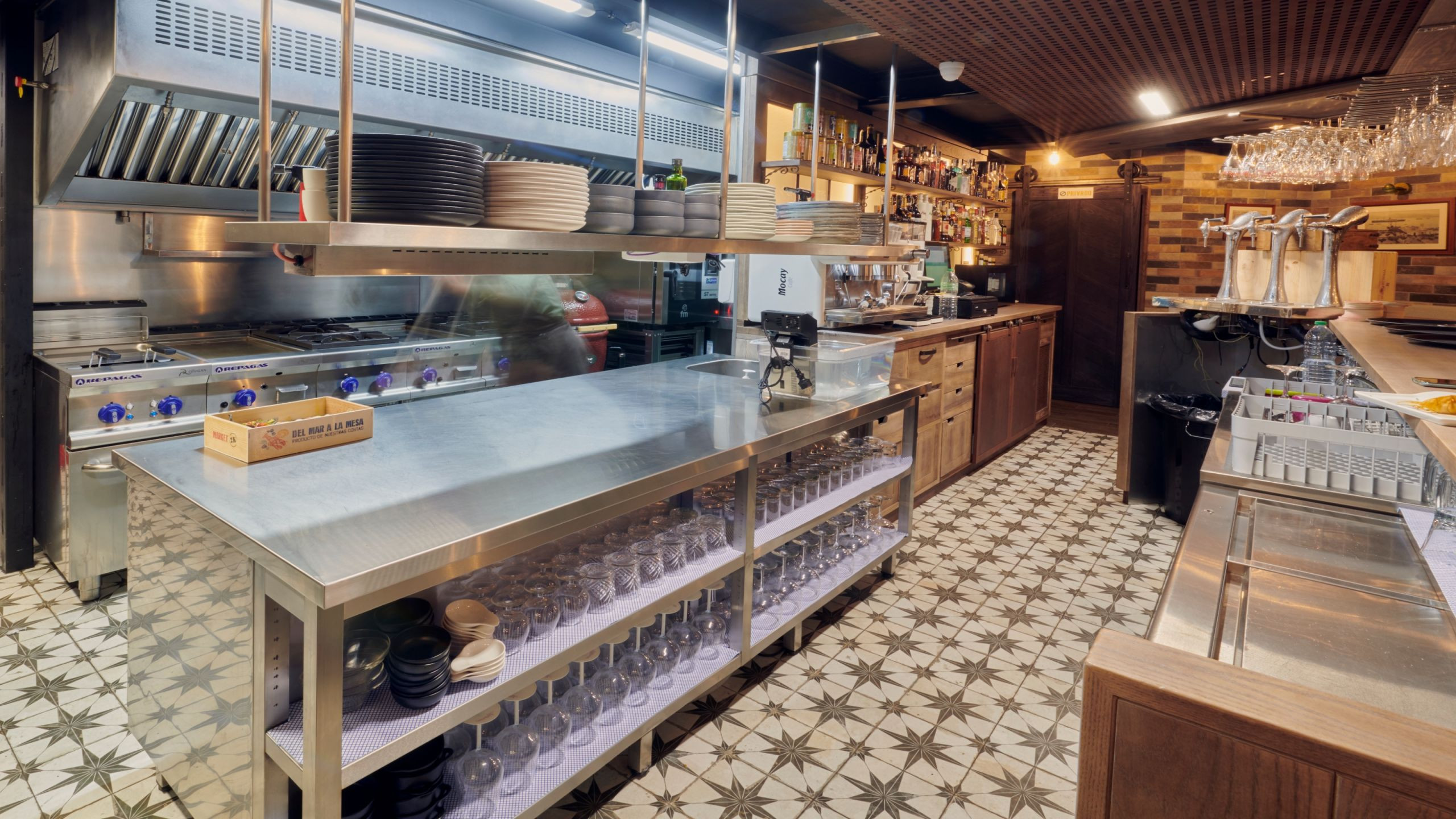 Cocina de La Entreplanta del 13.