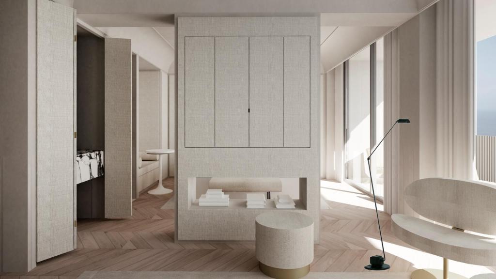 Interior de una de las suites.