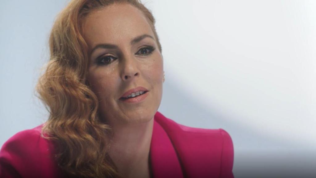 Rocío Carrasco durante la grabación del último episodio de 'Rocío: contar la verdad para seguir viva'.