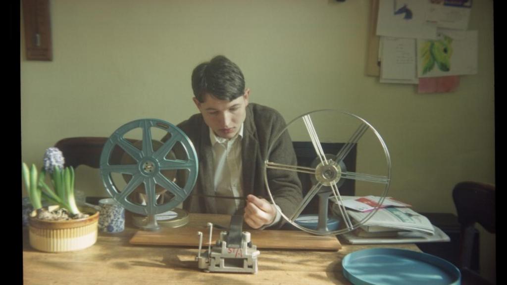 Retrato de Luke Fowler, por Alan Dimmick