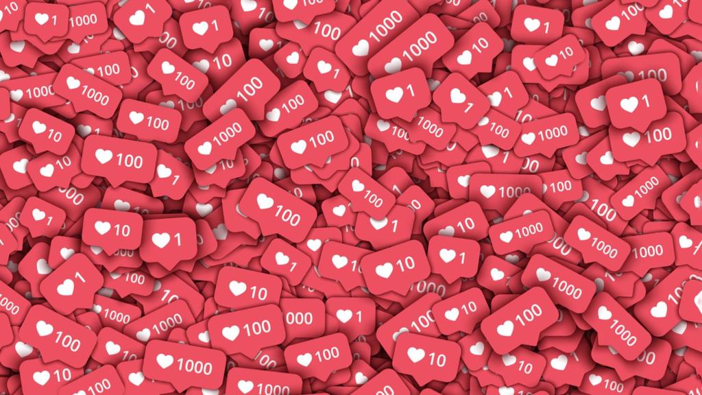 Likes de Instagram.
