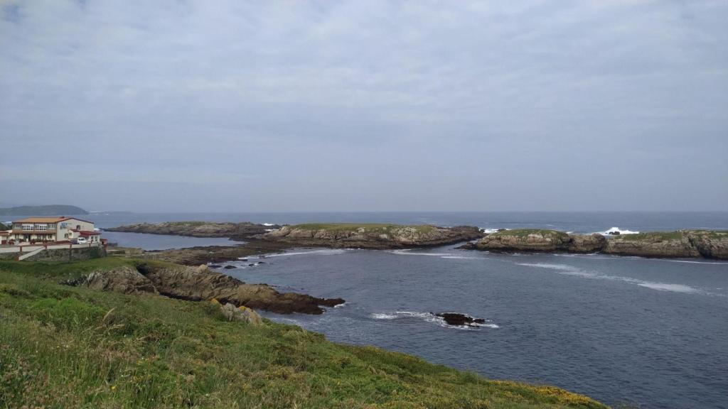 Las islas de San Pedro con marea baja.