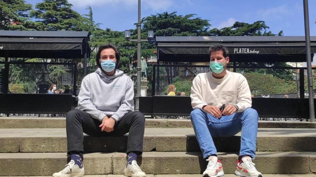 Jorge Cobelo y Fernando Amador, organizadores del evento