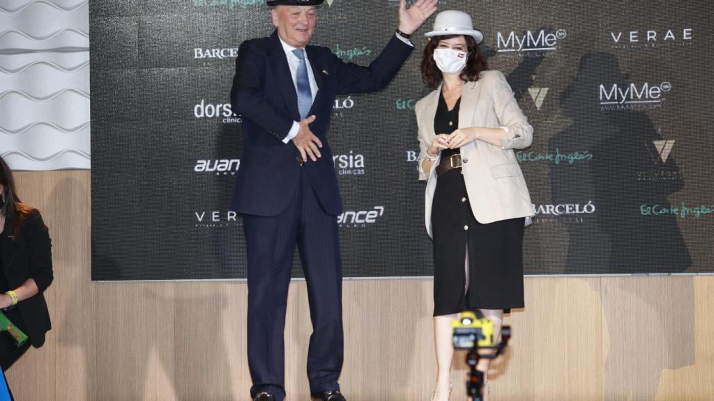 Isabel Díaz Ayuso durante la entrega de premios.