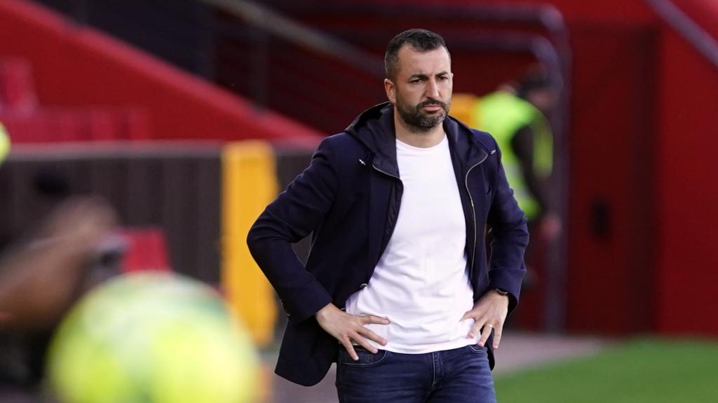 Diego Martínez, durante un partido de Liga