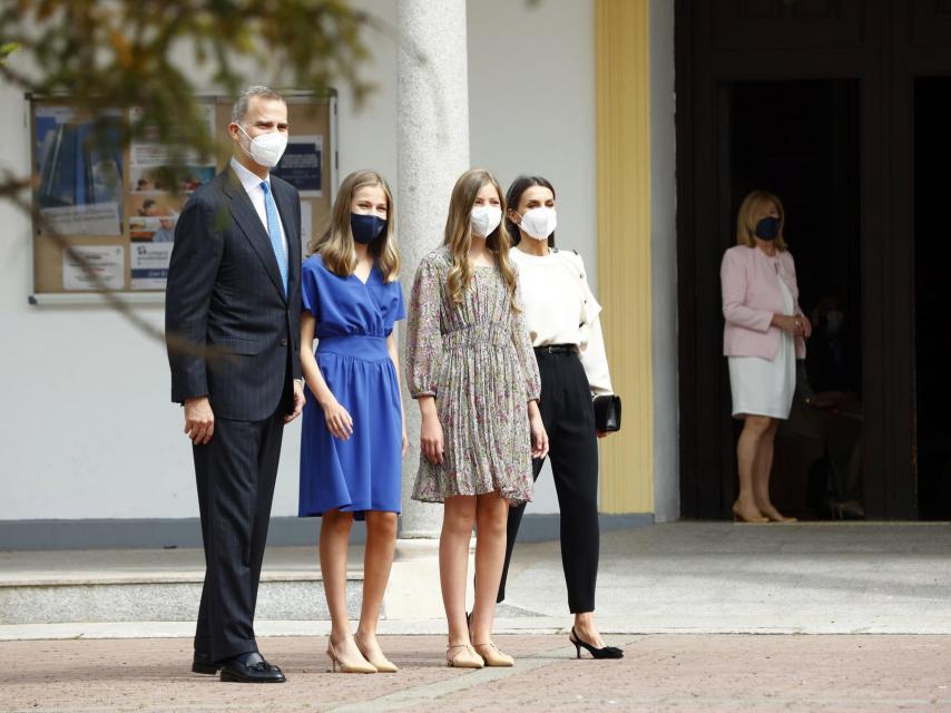 La Familia Real en la confirmación de la princesa de Asturias.
