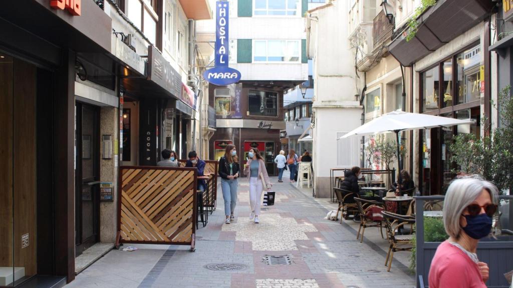La calle Galera de A Coruña.
