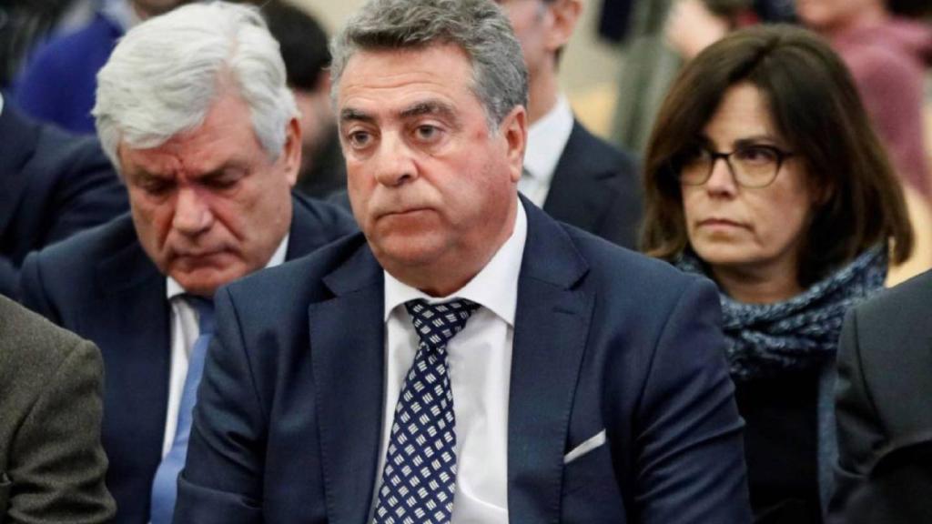 Ortiz en el banquillo de acusados de Gürtel.