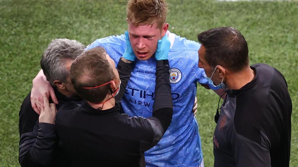 De Bruyne (City), completamente roto de dolor