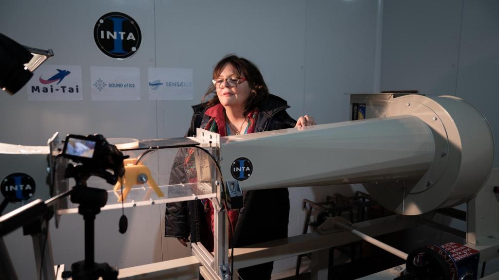 La doctora Alina Agüero en su laboratorio del INTA.