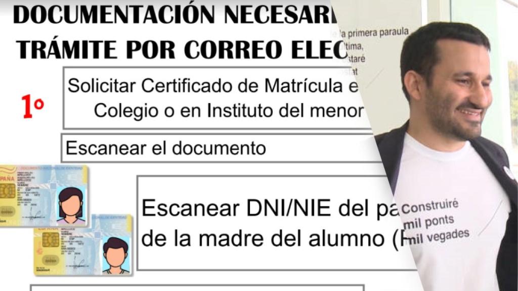 Instrucciones para la realización de recursos. El conseller de Educación Vicent Marzà.