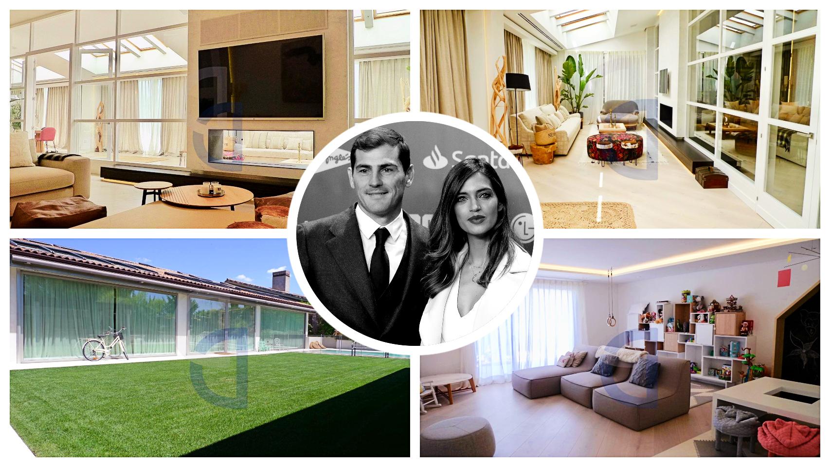 Sara Carbonero e Iker Casillas y algunos rincones de su casa de La Finca.