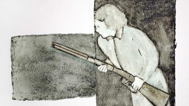 'Variaciones de campos eméticos' (1990), de Ida Applebroog.