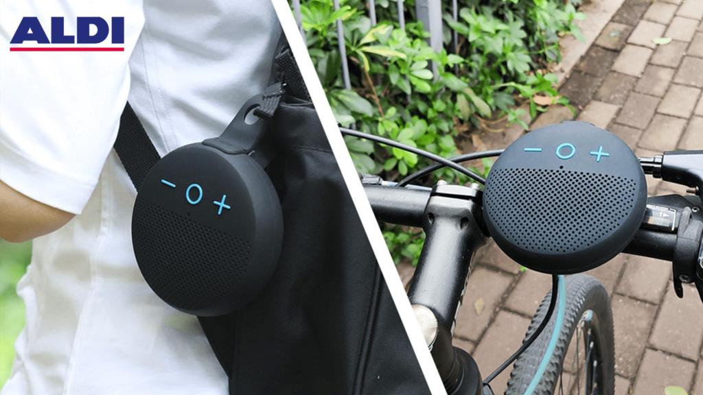 Altavoz para exteriores de Aldi.