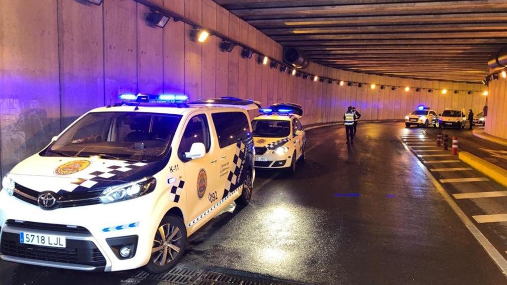 Agentes de la policía local de Ferrol.