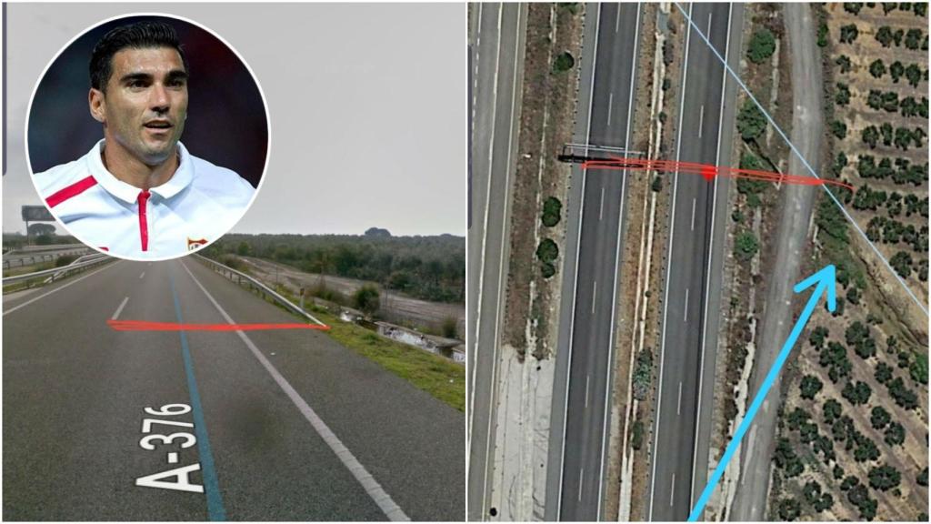 La reconstrucción del accidente realizada por la perito Miryam Moya.