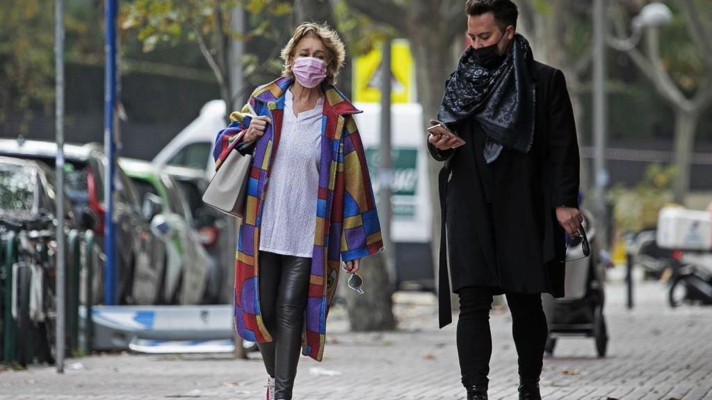 Mila, junto al estilista Pablo Mallavia.