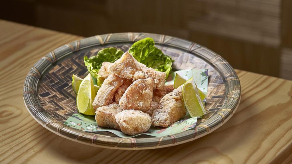 Karaage de bacalao negro