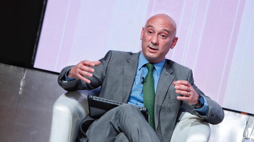 El socio fundador de MESbook, Diego Sáez, en la mesa redonda sobre startups en la primera jornada del 'Wake Up, Spain' el pasado abril.