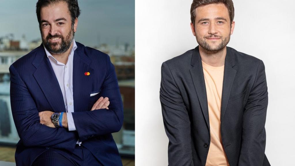 Alejandro Banegas, director de Desarrollo de Negocio de Mastercard, y Jorge Soriano, co-fundador y CEO de Criptan.