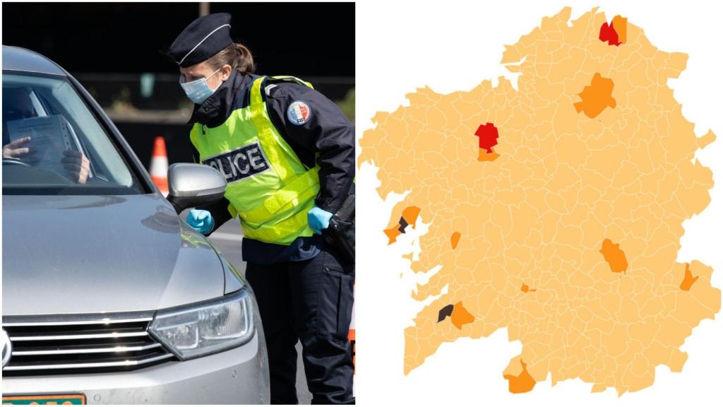 Este es el mapa de Galicia de movilidad, hostelería y restricciones que está en vigor