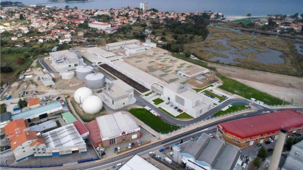 La EDAR del Lagares en Vigo.