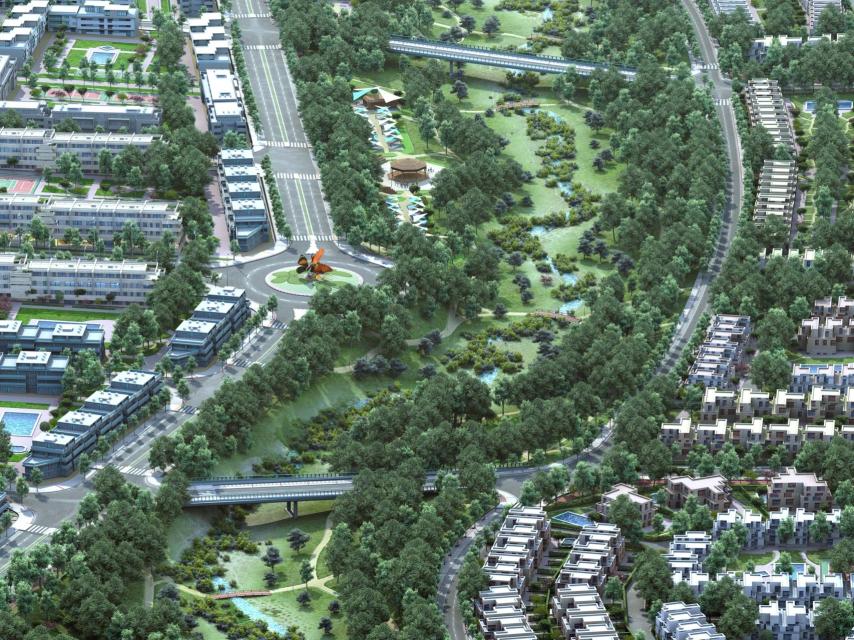 Imagen del futuro Parque Central en Valgrande.