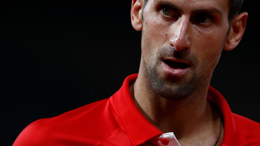 Novak Djokovic, durante Roland Garros 2021