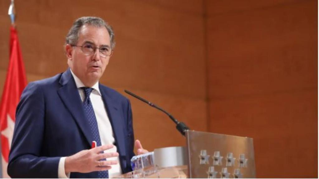 Enrique Ossorio, consejero de Educación en funciones de la Comunidad de Madrid.