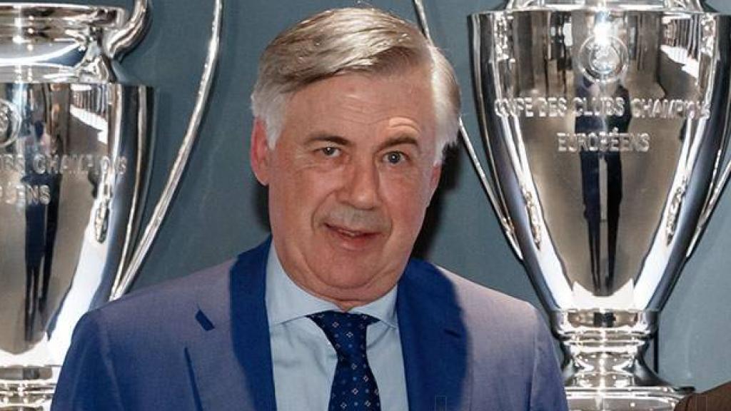 La firma de contrato de Carlo Ancelotti con Florentino Pérez