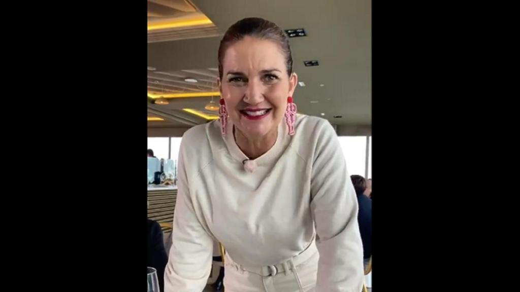 Samantha Vallejo-Nágera envía un mensaje a la hostelería de A Coruña.