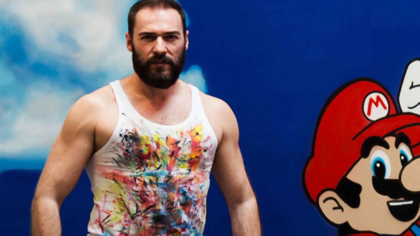 El pintor Antonio de Felipe.