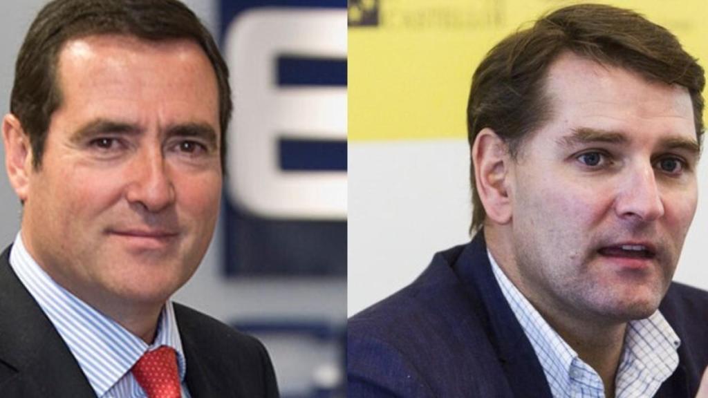 Antonio Garamendi y Manuel de la Rocha.