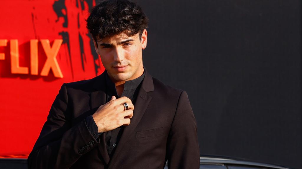 El actor Óscar Casas durante la promoción de su nueva película, 'Xtremo'.