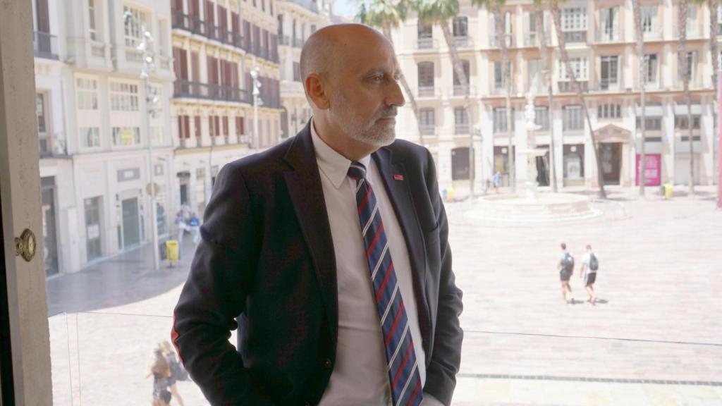 Luis Ángel Hierro en Málaga.